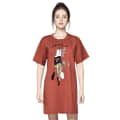 DKNY Wine Premium Quality Dress-thumb-1
