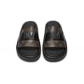 Louis Vuitton Brown & Black Premium Quality Men's Logo Flip-flops-thumb-4
