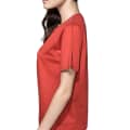 Karl Lagerfeld Red Premium Quality Women T-shirt-thumb-2