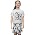 Chanel Embroidered logo White Premium Girls Co-ord Set-thumb-0