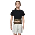 Fendi logo Printed Black Premium Girls Co-ord Set-thumb-0