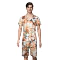 Amiri Tropical star Print White & Orange Shirt & Shorts Combo-thumb-0