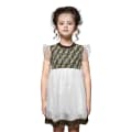 Fendi Black & Brown Premium Girls Dress-thumb-0
