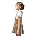 Burberry Brown Premium Girl's Dress-thumb-2