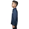 Armani Exchange Blue Premium Logo Print Kids Shirt-thumb-2