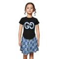 Gucci Embroidery logo Black Premium Girls Co-ord Set-thumb-0
