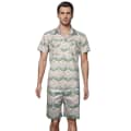 Gucci x Adidas White & Green Premium Shirt & Shorts Combo-thumb-0