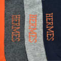 Hermes Embroidered logo Low Cut Premium Socks-thumb-3