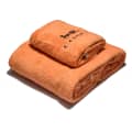 Coach Embroidered Logo Orange Premium Towel - Set of 2-thumb-0