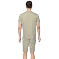 Michael Kors Embroidered Cream Premium T-shirt & Shorts Combo-thumb-1