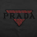 Prada Embroidered Black Premium T-shirt & Shorts Combo-thumb-4