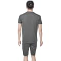 Prada Embroidered Grey Premium T-shirt & Shorts Combo-thumb-1