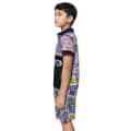 Louis Vuitton Multi Color Premium Kids Co-ord Set-thumb-2