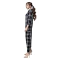 Burberry Black Check Premium Cotton Co-ord Set-thumb-3