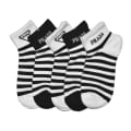Prada White & Black Premium Low Anklet Socks-thumb-1
