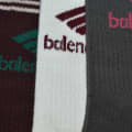 Balenciaga Premium Cotton Anklet Socks-thumb-3