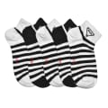 Prada White & Black Premium Low Anklet Socks-thumb-0