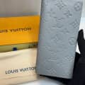 Louis Vuitton Grey Premium Long Wallet-thumb-0