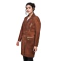 Tommy Hilfiger Brown Premium Quality Long Coat-thumb-1