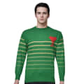 AMI Green Authentic Crewneck Pullover-thumb-1