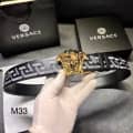 Versace Golden Premium Quality Leather Belt-thumb-0