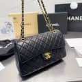 Chanel Black Classic Jumbo hand Bag-thumb-0