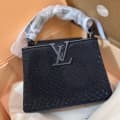 Louis Vuitton Capucines BB Black Handbag-thumb-0