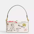 Coach Tabby Shoulder Bag 26 With Sketch Print-thumb-2