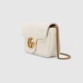 Gucci White Super Mini Marmont Bag-thumb-1