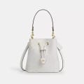 Coach Rowan Bucket White Tote Bag-thumb-0