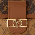 Louis Vuitton Dauphine Brown Monogram Bag-thumb-5