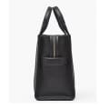 Marc Jacobs The Leather Medium Black Tote Bag-thumb-2