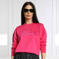 Karl Lagerfeld Pink Premium Quality Sweatshirt-thumb-0
