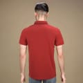 Burberry TB Embroidered Red Premium Polo T-shirt-thumb-2