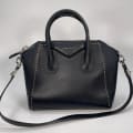 Givenchy Black Studded Antigona Handbag-thumb-1