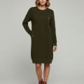 Ralph Lauren Dark Green Premium Quality Feather Wool Dress-thumb-1