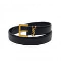 Ysl Black & Golden Premium Quality Belt-thumb-0
