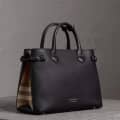 Burberry Black Banner HandBag-thumb-0
