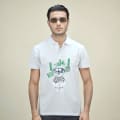 Louis Vuitton Teddy Print White Premium Polo T-shirt-thumb-1