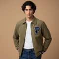 Ralph Lauren Beige Premium Quality Cotton Blend Jacket-thumb-0