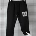 Armani Exchange Black Premium Quality Warm Track Pant-thumb-0