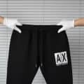 Armani Exchange Black Premium Quality Warm Track Pant-thumb-1