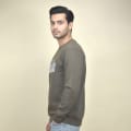 Armani Exchange Dark Green Premium Quality Sweatshirt-thumb-2