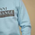 Armani Exchange Sky Blue Premium Quality Sweatshirt-thumb-4