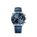 Longines Spirit Flyback 42 mm, Blue Dial, Blue Strap Automatic Watch, L3.821.4.93.2-thumb-0