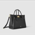 Louis Vuitton On My Side Black MM Handbag-thumb-0