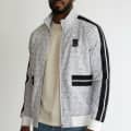 Burberry White Vintage Hooded Wind Cheater jacket-thumb-1
