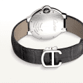 Cartier Ballon Bleu De White Dial Black Strap Men's Watch W69017Z4-thumb-6