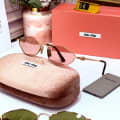 Miu Miu Pink Premium Women's Sunglasses-thumb-0