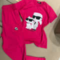 Karl Lagerfeld Pink Premium Co-ord Set-thumb-0